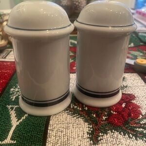 DANSK Bistro Christianshavn Salt & Pepper Shakers ~ 4” Portugal - Like NEW